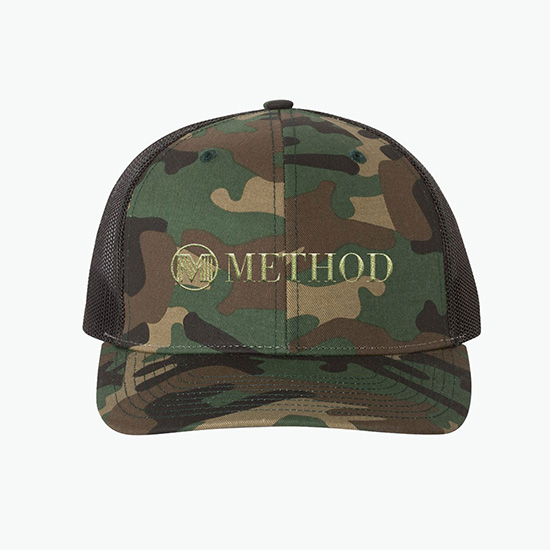Richardson Patterned Trucker Snapback Cap