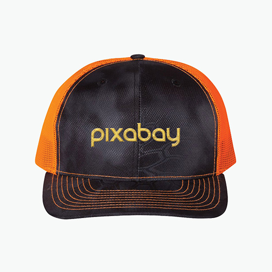 Richardson Patterned Trucker Snapback Cap