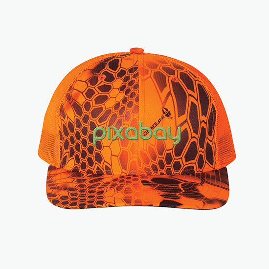 Richardson Patterned Trucker Snapback Cap
