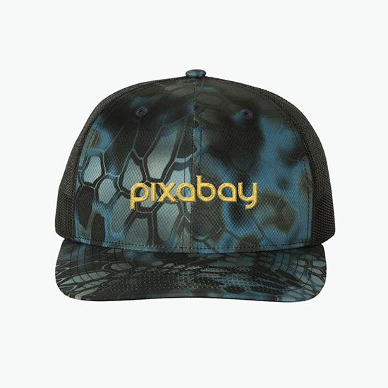 Richardson Patterned Trucker Snapback Cap