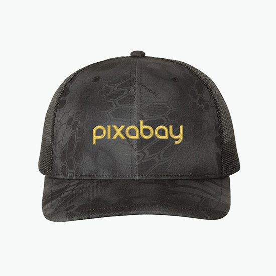 Richardson Patterned Trucker Snapback Cap