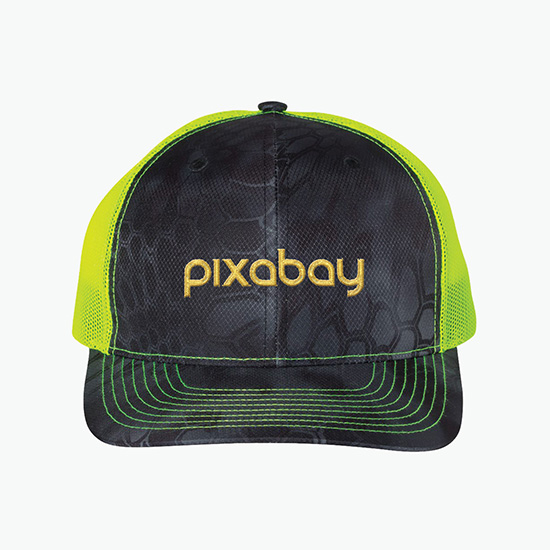Richardson Patterned Trucker Snapback Cap