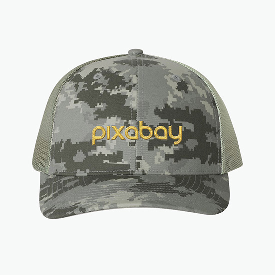 Richardson Patterned Trucker Snapback Cap
