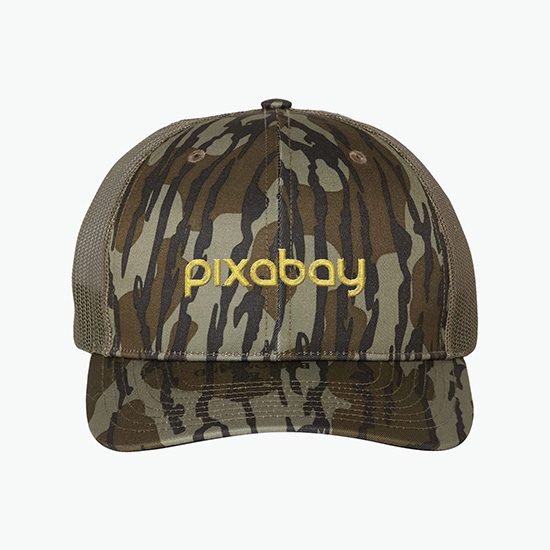 Richardson Patterned Trucker Snapback Cap