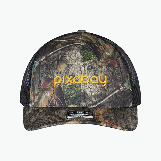 Richardson Patterned Trucker Snapback Cap
