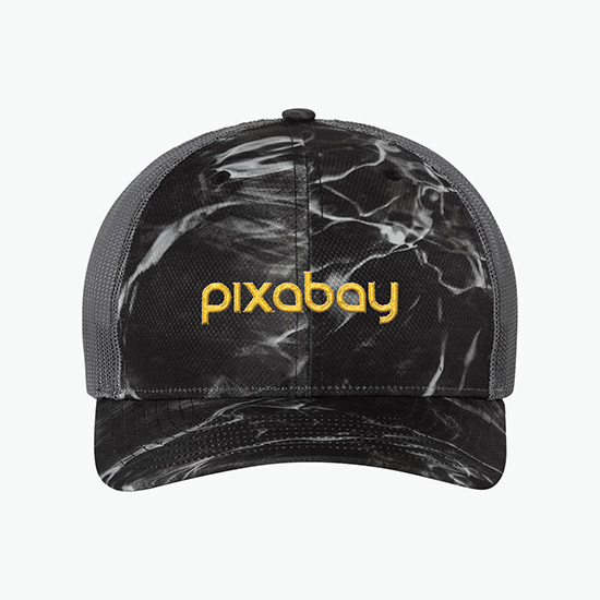 Richardson Patterned Trucker Snapback Cap