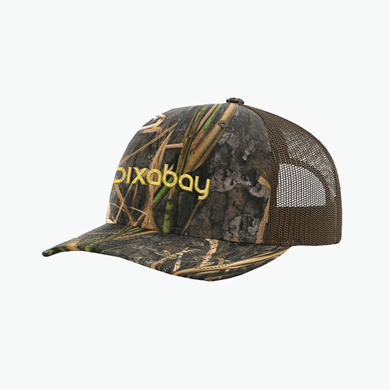 Richardson Patterned Trucker Snapback Cap