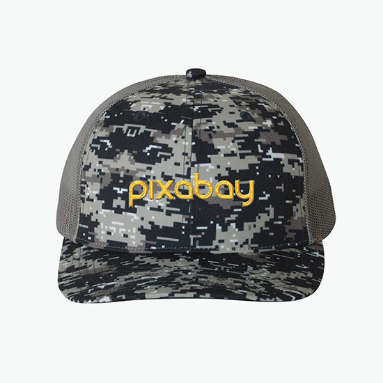 Richardson Patterned Trucker Snapback Cap