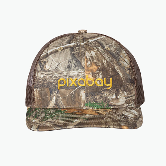 Richardson Patterned Trucker Snapback Cap