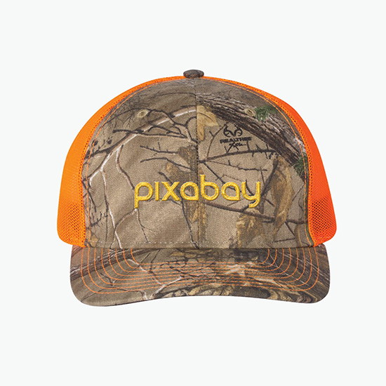 Richardson Patterned Trucker Snapback Cap