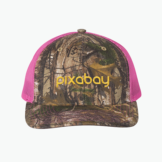 Richardson Patterned Trucker Snapback Cap