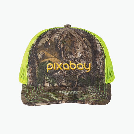 Richardson Patterned Trucker Snapback Cap