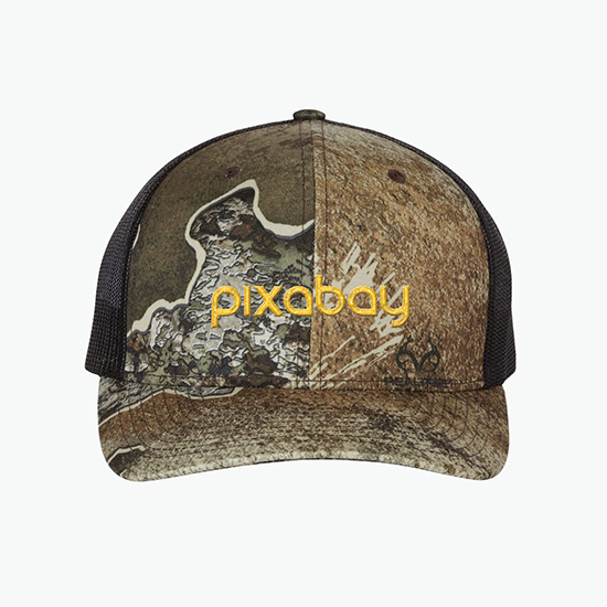 Richardson Patterned Trucker Snapback Cap
