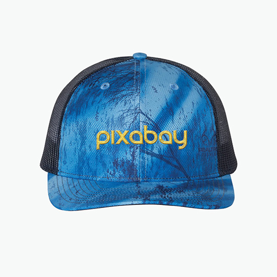 Richardson Patterned Trucker Snapback Cap