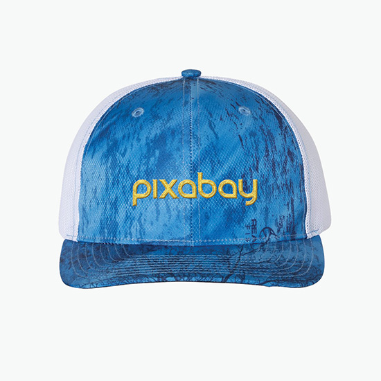 Richardson Patterned Trucker Snapback Cap