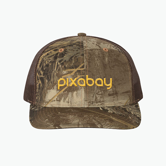Richardson Patterned Trucker Snapback Cap