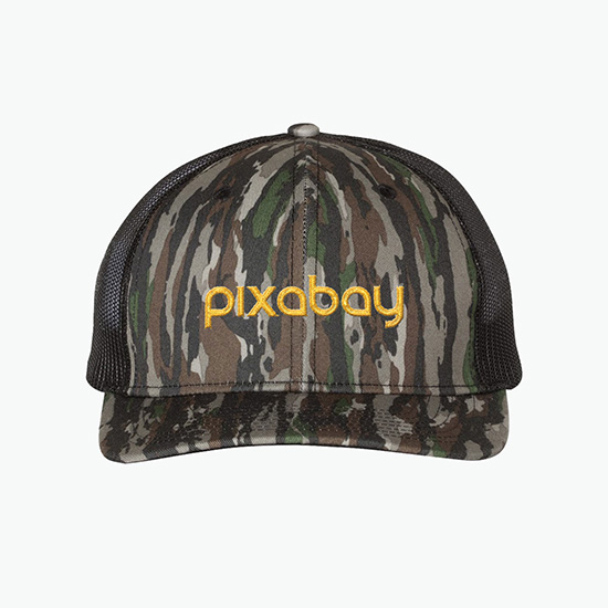 Richardson Patterned Trucker Snapback Cap