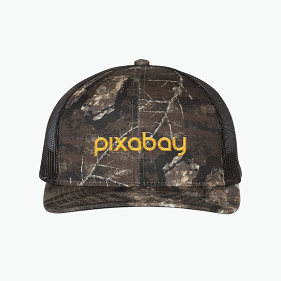 Richardson Patterned Trucker Snapback Cap