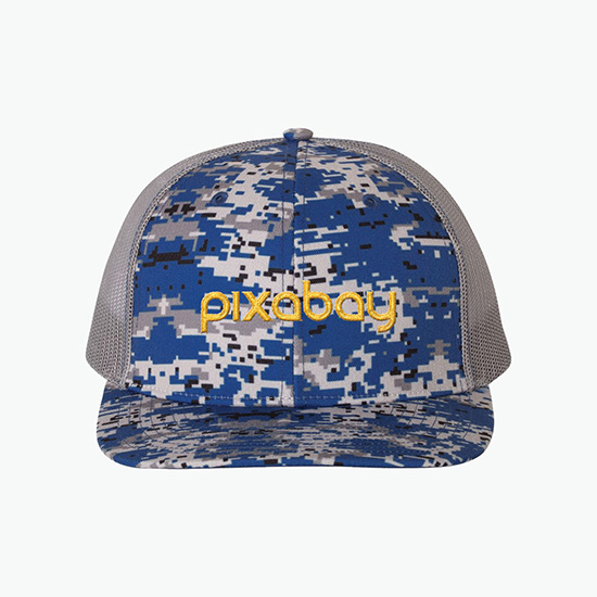 Richardson Patterned Trucker Snapback Cap