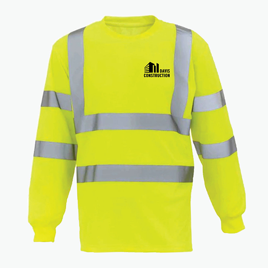 Long-Sleeve ANSI 107 Class 3 Safety T-Shirt