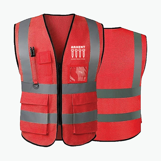 4 Pocket ANSI 107 Class 2 Safety Vest