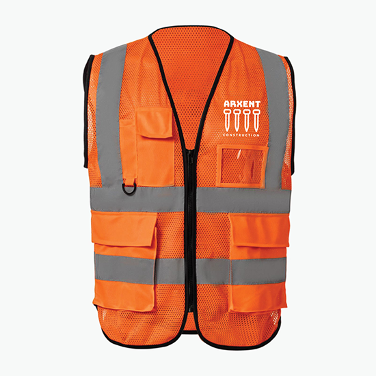 4 Pocket ANSI 107 Class 2 Safety Vest
