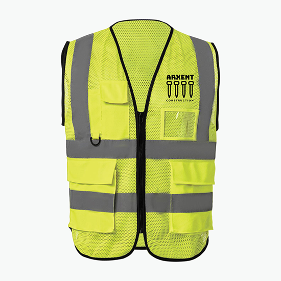 4 Pocket ANSI 107 Class 2 Safety Vest