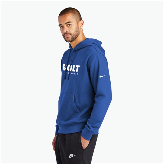 Nike Club Fleece Sleeve Swoosh Pullover Hoodie - Men's - Silkscreened