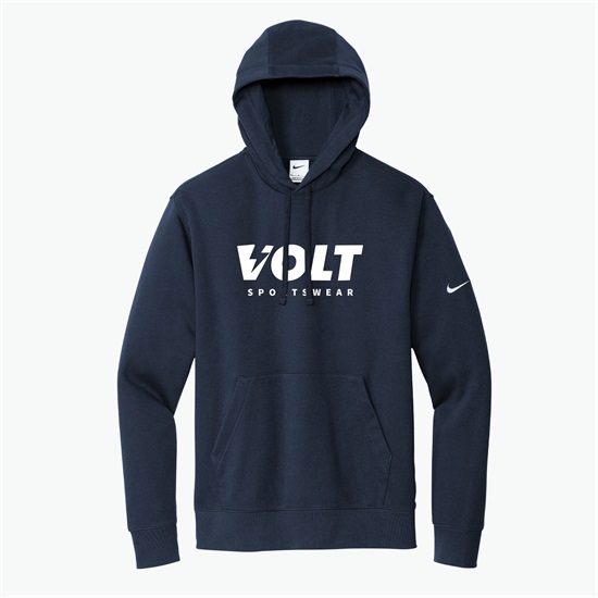 Nike Club Fleece Sleeve Swoosh Pullover Hoodie - Men's - Silkscreened