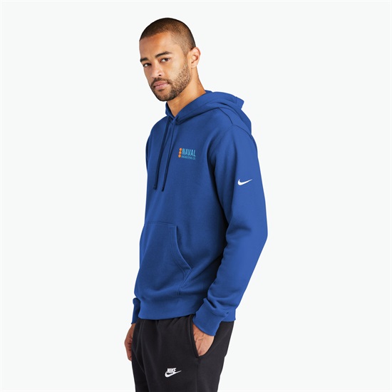 Nike Club Fleece Sleeve Swoosh Pullover Hoodie - Men's - Embroidered