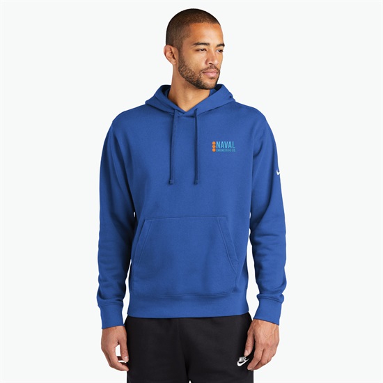 Nike Club Fleece Sleeve Swoosh Pullover Hoodie - Men's - Embroidered