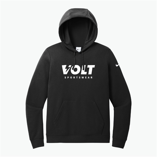 Nike Club Fleece Sleeve Swoosh Pullover Hoodie - Women's - Silkscreened