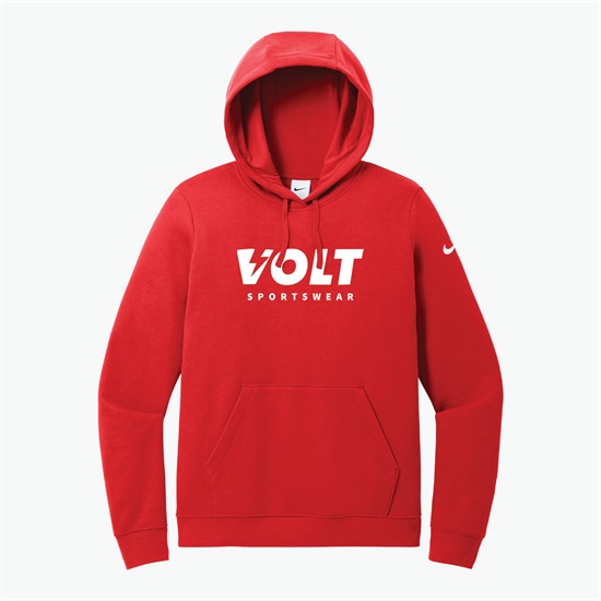 Nike Club Fleece Sleeve Swoosh Pullover Hoodie - Women's - Silkscreened