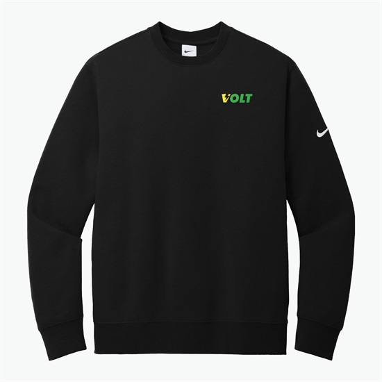 Nike Club Fleece Sleeve Swoosh Crew Sweatshirt - Embroidered