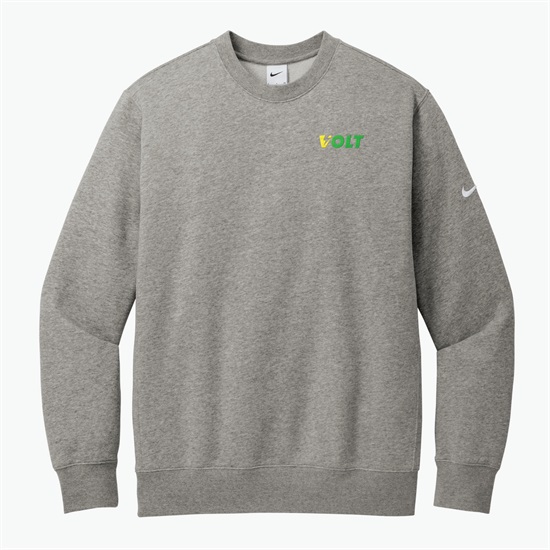 Nike Club Fleece Sleeve Swoosh Crew Sweatshirt - Embroidered