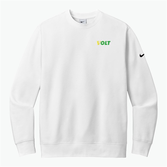 Nike Club Fleece Sleeve Swoosh Crew Sweatshirt - Embroidered