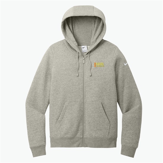 Nike Club Fleece Sleeve Swoosh Full-Zip Hoodie - Women's