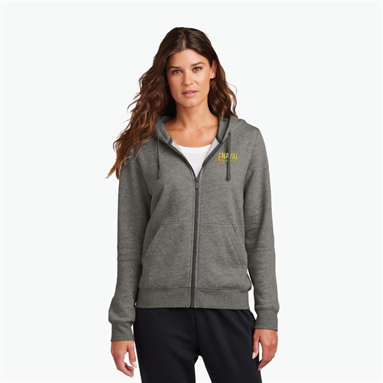 Nike Club Fleece Sleeve Swoosh Full-Zip Hoodie - Women's