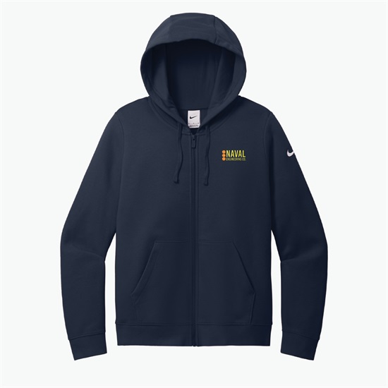 Nike Club Fleece Sleeve Swoosh Full-Zip Hoodie - Women's