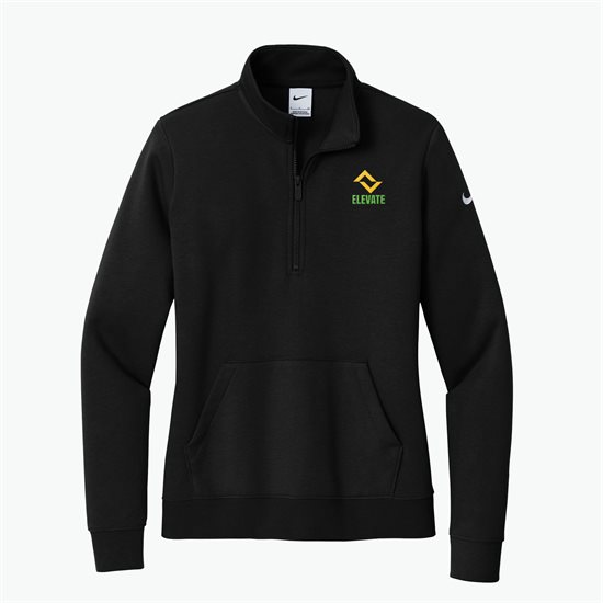 Nike Club Fleece Sleeve Swoosh 1/2-Zip Pullover - Women's