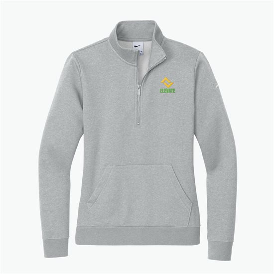 Nike Club Fleece Sleeve Swoosh 1/2-Zip Pullover - Women's