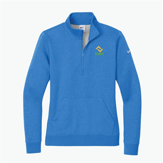 Nike Club Fleece Sleeve Swoosh 1/2-Zip Pullover - Women's