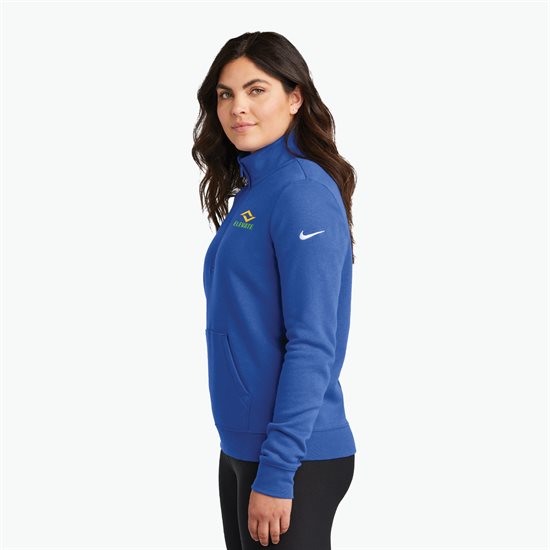 Nike Club Fleece Sleeve Swoosh 1/2-Zip Pullover - Women's