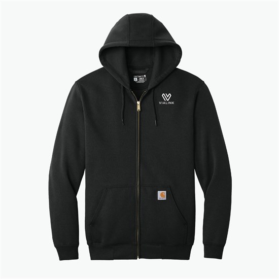 Carhartt® Midweight Hooded Full-Zip Sweatshirt - Silkscreened