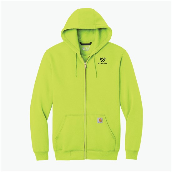 Carhartt® Midweight Hooded Full-Zip Sweatshirt - Silkscreened