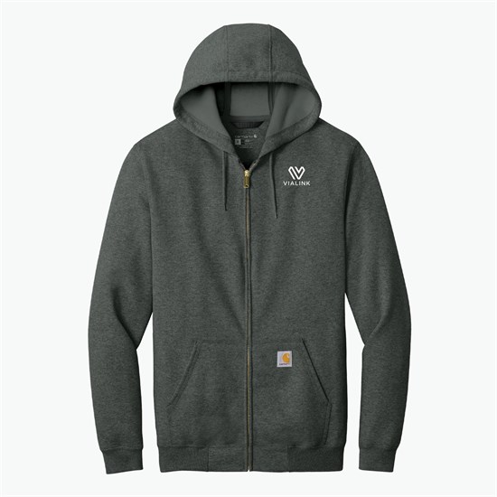 Carhartt® Midweight Hooded Full-Zip Sweatshirt - Silkscreened