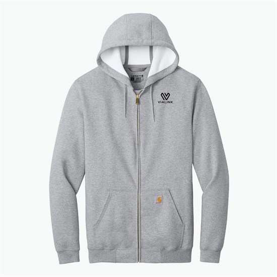 Carhartt® Midweight Hooded Full-Zip Sweatshirt - Silkscreened