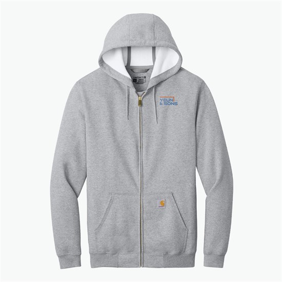 Carhartt® Midweight Hooded Full-Zip Sweatshirt - Embroidered