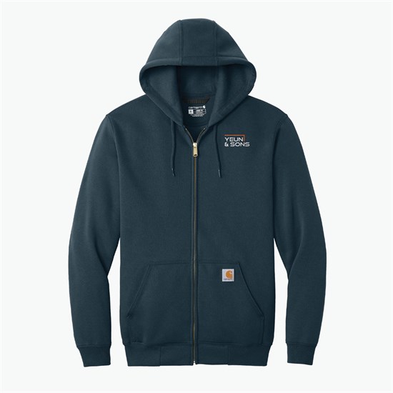 Carhartt® Midweight Hooded Full-Zip Sweatshirt - Embroidered