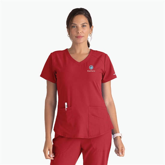 Skechers 3 Pocket V-Neck Scrub Top - Women's